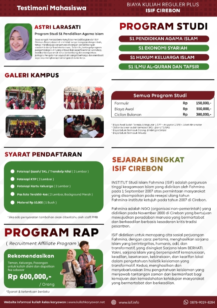 Brosur Belakang